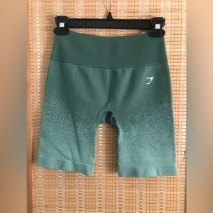 Gymshark Adapt Ombré Seamless Shorts - Green/Light Green
